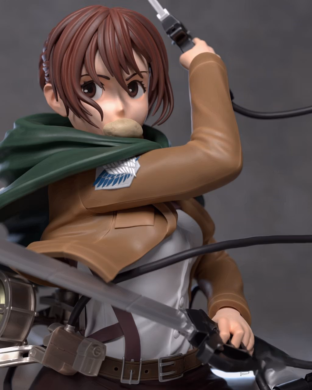 Sasha Braus Statue | Attack on Titan Fanart von Azerama SFW,NSFW 3d printed,3d printed statue,nsfw statue,Sasha Braus statue,Attack on Titan statue