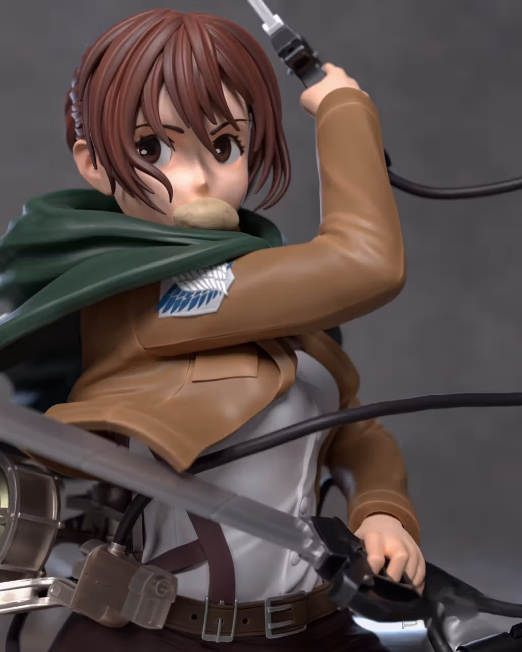 Sasha Braus Statue | Attack on Titan Fan Art by Azerama SFW,NSFW 3d printed,3d printed statue,nsfw statue,Sasha Braus statue,Attack on Titan statue