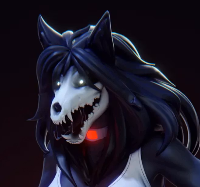Statue Mal0 | SCP Fan art par Evil Crivl SFW,NSFW 3d printed,3d printed statue,3d printed figure,furry figure,Mal0 Statue,scp figure