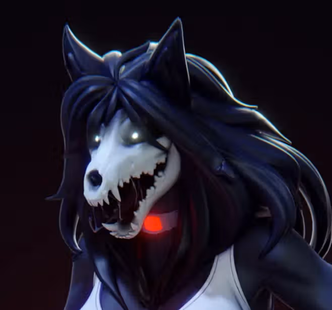 Mal0 Statue | SCP Fan Art by Evil Crivl SFW,NSFW 3d printed,3d printed statue,3d printed figure,furry figure,Mal0 Statue,scp figure