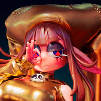 Statua Pomni Goth | Digital Circus Fan art di Officer Rhu SFW,NSFW,Futa 3d printed statue,3d printed,3d printed figure,Digital Circus Statue,Pomni Goth Statue,nsfw statue,futa statue,futa figurines,futanari figurines,futanari statue
