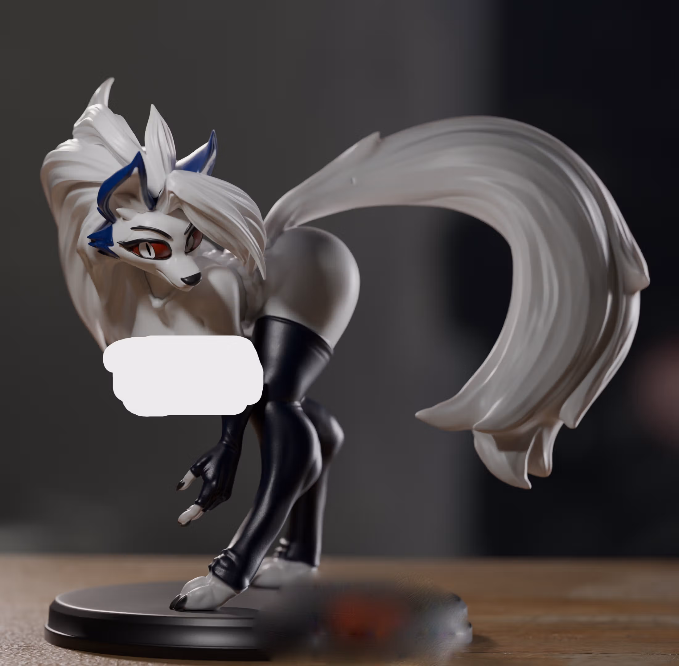 Statue Loona | Helluva Boss Fan art par Gibly SFW,NSFW,Futa 3d printed statue,3d printed,Helluva Boss Statue,nsfw statue,3d printed figure,Loona Statue,futa figurines,futanari figurines,futanari statue,futa statue,furry statue