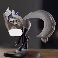 Statue Loona | Helluva Boss Fan art par Gibly SFW,NSFW,Futa 3d printed statue,3d printed,Helluva Boss Statue,nsfw statue,3d printed figure,Loona Statue,futa figurines,futanari figurines,futanari statue,futa statue,furry statue