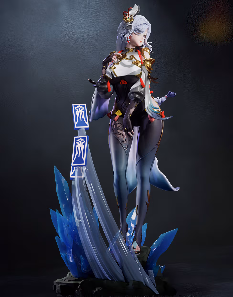 Estatua Shenhe | Genshin Impact Fan art por CW Studios SFW,NSFW 3d printed statue,Shenhe statue,3d printed,Genshin Impact Statue,3d printed figure,nsfw statue