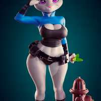 Statua Judy Hops Cop | Zootopia Fan art di Officer Rhu SFW,NSFW,Futa 3d printed statue,3d printed,3d printed figure,Judy Hops Statue,Zootopia Statue,futa statue,futa figurines,futanari figurines,futanari statue,nsfw statue,furry statue