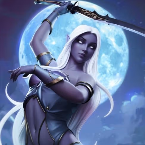 Eilistraee Forgotten Realms Statue | DnD Fanart von Bulkamancer SFW 3d printed statue,3d printed,Eilistraee Forgotten Realms Statue ,3d printed figure,dnd statue