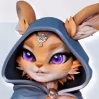 Mage Elowen Softpaw the Harengon Miniature | DnD Fan Art by Gaz Minis SFW 3d printed,miniature,dnd miniature,Mage Elowen Softpaw the Harengon,3d printed miniature