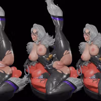 Figura Black Cat Sit | Marvel Fanart autorstwa Digital Dark SFW,NSFW,Futa 3d printed statue,3d printed,nsfw statue,futa statue,Marvel Statue,Black Cat Statue,futa figurines,futanari figurines,futanari statue