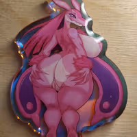 Llavero Lovander Dat Ass Furry Girl | Palworld Llavero acrílico NSFW Lovander keychain,furry keychain,Palworld keychain,nsfw keychain