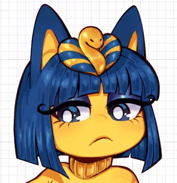 Ankha Sit Furry Sticker | Animal Crossing Vinyl Sticker NSFW nsfw sticker,stickers,Ankha sticker,Animal Crossing sticker,furry sticker