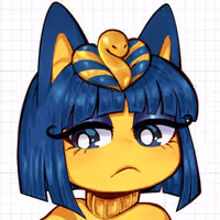 Ankha Sit Furry Sticker | Animal Crossing Vinyl-Sticker NSFW nsfw sticker,stickers,Ankha sticker,Animal Crossing sticker,furry sticker