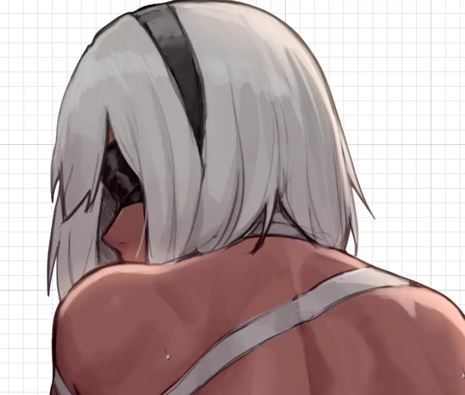 2B NieR Mummy Sticker | NieR: Automata Vinyl Sticker SFW,NSFW 2B sticker,nsfw sticker,NieR: Automata stickers