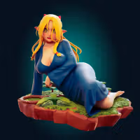 Statua Marcille Donato | Delicious in Dungeon Fan art di Officer Rhu SFW,NSFW,Futa 3d printed,Marcille Donato statue,futa statue,Delicious in Dungeon statue,nsfw statue,futa figurines,futanari figurines,futanari statue