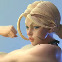 Cammy Bikini Statue | Street Fighter Fan Art by E.S Monster SFW,NSFW 3d printed,3d printed statue,nsfw statue,3d printed figure,Cammy Bikini statue,Street Fighter statue