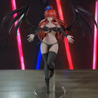 Rias Gremory Statue | High School DxD Fan Art by Momoji3d SFW,NSFW 3d printed,3d printed statue,nsfw statue,Rias Gremory statue,High School DxD statue