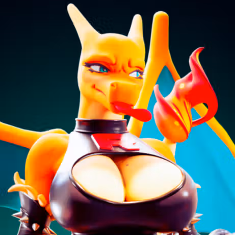 Charizard Dominatrix Statue | Pokemon Fan Art by Officer Rhu SFW,NSFW,Futa 3d printed,Charizard statue,futa statue,pokemon statue,furry statue,nsfw statue,futa figurines,futanari figurines,futanari statue