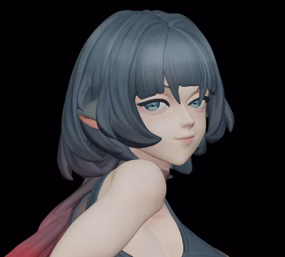Jane Doe Statue | Zenless Zone Zero Fan Art by Freyas Fantasy SFW,NSFW,Futa 3d printed statue,Zenless Zone Zero,3d printed,Jane Doe Statue,3d printed figure,futa statue,futa figurines,futanari figurines,futanari statue