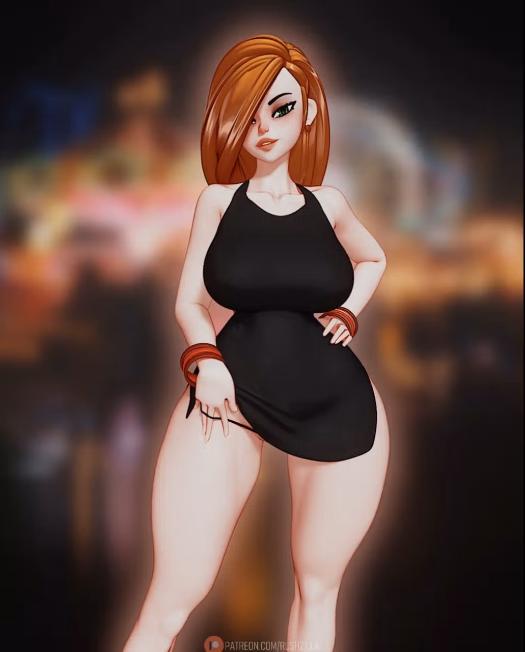 Kim Possible v1 Statue | Kim Possible Fan Art by Rushzilla SFW 3d printed statue,3d printed,3d printed figure,Kim Possible Statue