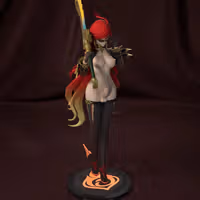 Statua Mavuika | Genshin Impact Fan art di FunserviceSTL SFW,NSFW,Futa 3d printed statue,nsfw statue,Mavuika statue,Genshin Impact statue,3d printed figure,3d printed,futa statue,futa figurines,futanari figurines,futanari statue