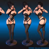 Elvira Statue | Mistress of the Dark Fan Art by Texelion SFW,NSFW 3d printed statue,3d printed,nsfw statue,3d printed figure,Elvira Statue,Mistress of the Dark Statue