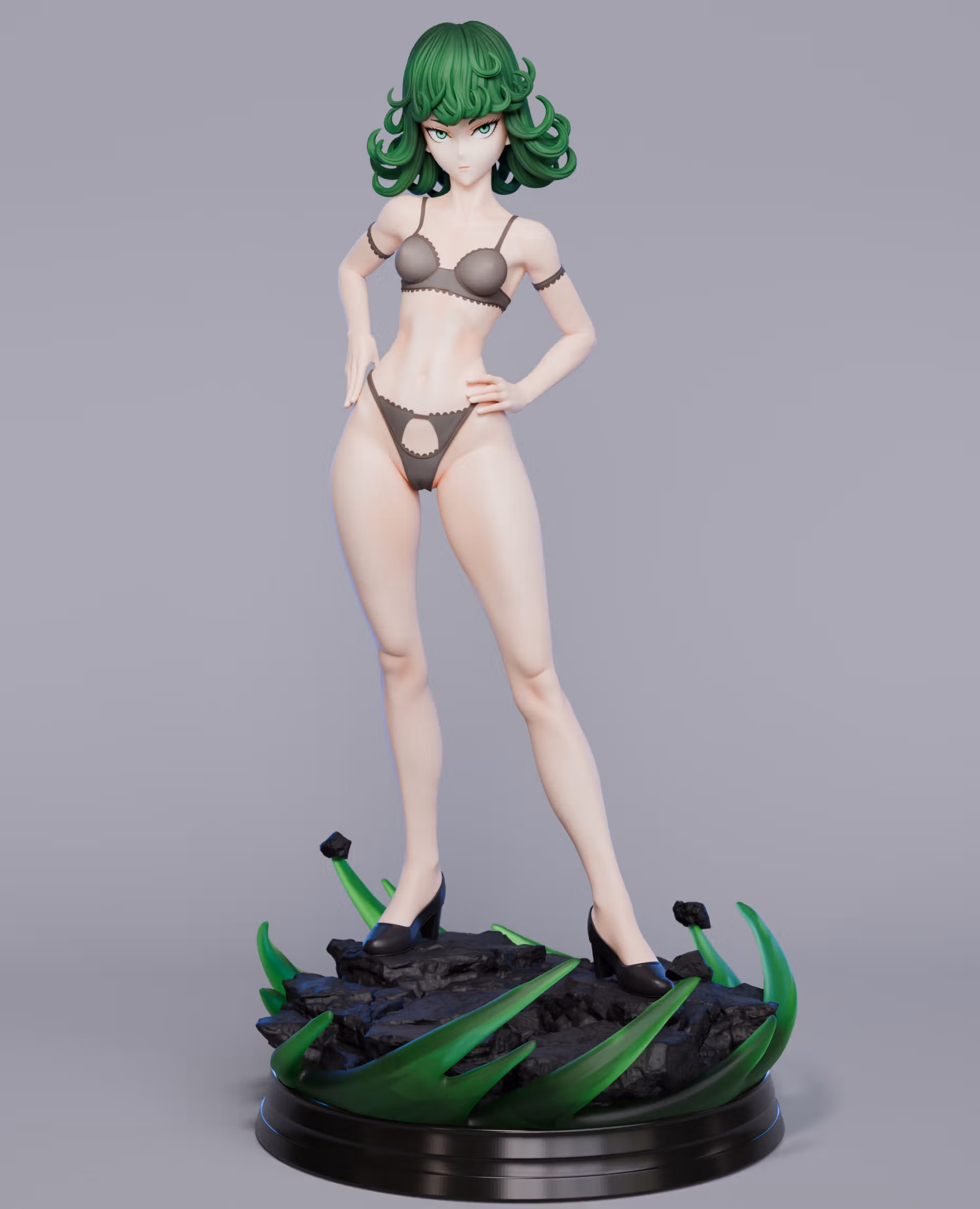 Tatsumaki Statue | One-Punch Man Fanart von Abe3D SFW,NSFW 3d printed statue,Tatsumaki Statue,One-Punch Man statue,3d printed figure,3d printed,nsfw statue
