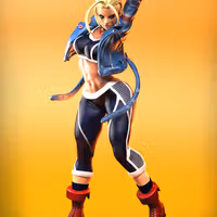 Estatua Cammy White | Street Fighter Fan art por Pop Totem SFW 3d printed,3d printed statue,3d printed figure,Cammy White Statue,Street Fighter Statue