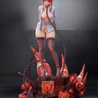 Makima Statue | Chainsaw Man Fanart von CW Studios NSFW 3d printed statue,Chainsaw Man Statue,3d printed,Makima Statue,3d printed figure,nsfw statue