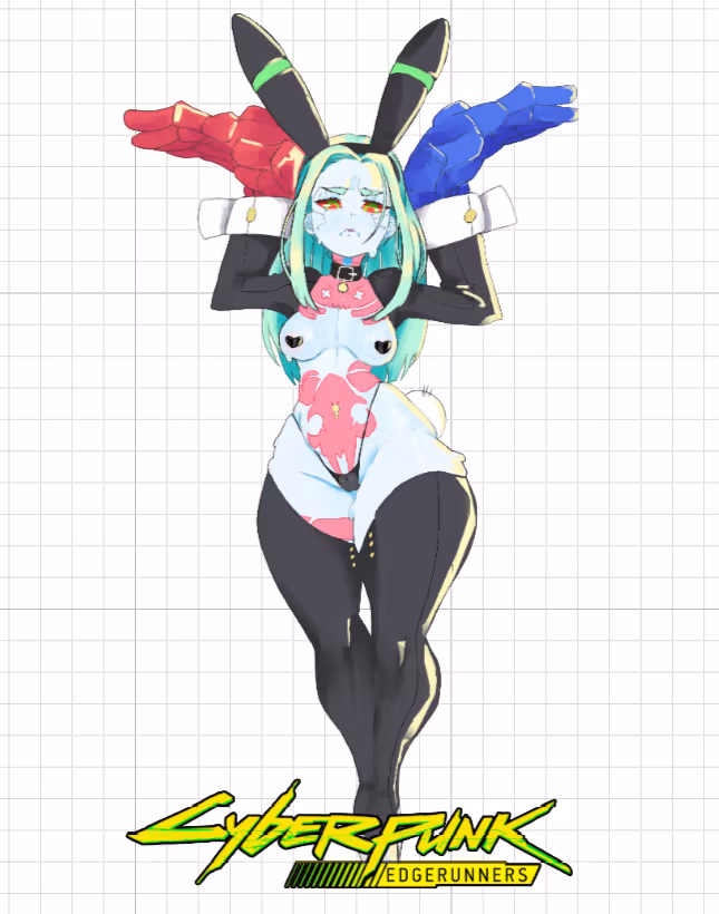 Rebecca Dancer Sticker | Cyberpunk Edgerunners Vinyl Sticker SFW nsfw sticker,stickers,Rebecca Dancer sticker,Cyberpunk sticker