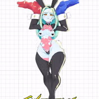 Rebecca Dancer Sticker | Cyberpunk Edgerunners Vinyl Sticker SFW nsfw sticker,stickers,Rebecca Dancer sticker,Cyberpunk sticker