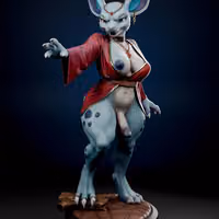 Nidorina Statue | Pokemon Fanart von Anyonensfw SFW,NSFW,Futa 3d printed,3d printed statue,nsfw statue,futa statue,furry statue,Nidorina Statue,Pokémon Statue,futa figurines,futanari figurines,futanari statue