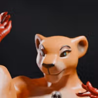 Queen Nala Statue | The Lion King Fan Art by Gibly SFW,NSFW 3d printed statue,3d printed,Queen Nala Statue,nsfw statue,3d printed figure,The Lion King Statue