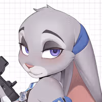 Judy Hopps Policewoman Sticker | Zootopia Vinyl Sticker SFW sfw sticker,stickers,Judy Hopps Policewoman sticker,Zootopia sticker