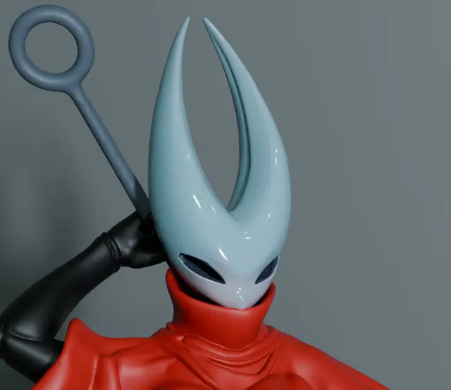 Hornet Statue | Hollow Knight Fan Art by SpiderFlameFigures SFW 3d printed statue,3d printed,3d printed figure,Hornet statue,Hollow Knight statue