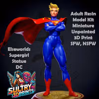Elseworlds Supergirl Statue | DC Fanart von Yan-H SFW,NSFW 3d printed statue,3d printed,nsfw statue,3d printed figure,Supergirl statue