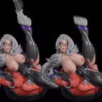 Figura Black Cat Sit | Marvel Fanart autorstwa Digital Dark SFW,NSFW,Futa 3d printed statue,3d printed,nsfw statue,futa statue,Marvel Statue,Black Cat Statue,futa figurines,futanari figurines,futanari statue