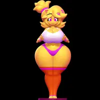 Chiku Statue | Five Nights at Freddy's Fan Art by Nonotoys SFW,NSFW 3d printed statue,3d printed,nsfw statue,furry statue,3d printed figure,Nights at Freddy's statue,Chiku statue