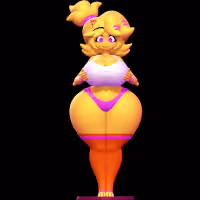 Chiku Statue | Five Nights at Freddy's Fanart von Nonotoys SFW,NSFW 3d printed statue,3d printed,nsfw statue,furry statue,3d printed figure,Nights at Freddy's statue,Chiku statue