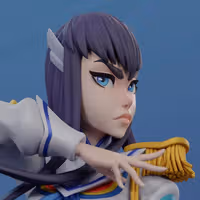 Satsuki Kiryuin Statue | Kill La Kill Fanart von Dinamuuu3d SFW,NSFW 3d printed statue,3d printed,Kill La Kill Statue ,3d printed figure,nsfw statue,Satsuki Kiryuin Statue