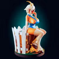 Statue Saane Goat Monster Girl | Monster Musume Fan art par Officer Rhu SFW,NSFW,Futa 3d printed,Saane Goat statue,futa statue,Monster Musume statue,furry statue,nsfw statue,futa figurines,futanari figurines,futanari statue