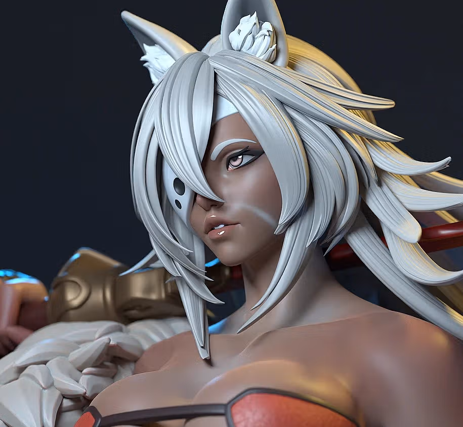 Ghislaine Dedoldia Statue | Mushoku Tensei Fan Art by E.S Monster SFW,NSFW 3d printed,3d printed statue,Mushoku Tensei Statue ,nsfw statue,Ghislaine Dedoldia statue 