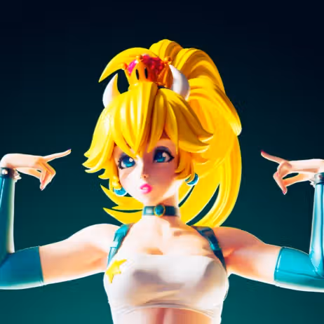 Princess Peach Thin Statue | Super Mario Fan Art by Officer Rhu SFW,NSFW,Futa 3d printed statue,3d printed,nsfw statue,Princess Peach Statue,Super Mario Statue,futa statue,futa figurines,futanari figurines,futanari statue