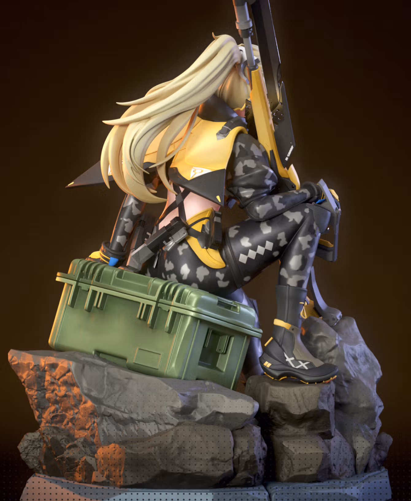 Figura Trigger | Zenless Zone Zero Fanart autorstwa Neko Figurines SFW 3d printed statue,Zenless Zone Zero,3d printed,Trigger Statue,3d printed figure