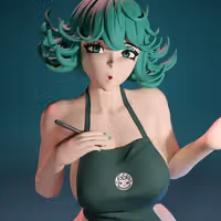 Starbucks Tatsumaki Statue | One-Punch Man Fan Art by FunserviceSTL SFW,NSFW,Futa 3d printed statue,nsfw statue,Starbucks Tatsumaki statue,One-Punch Man,3d printed figure,3d printed,futa figurines,futanari figurines,futanari statue,futa statue