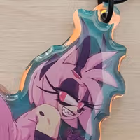 Brelok Amy Rose Furry | Sonic the Hedgehog Akrylowy brelok NSFW Amy Rose keychain,furry keychain,Sonic the Hedgehog keychain,nsfw keychain