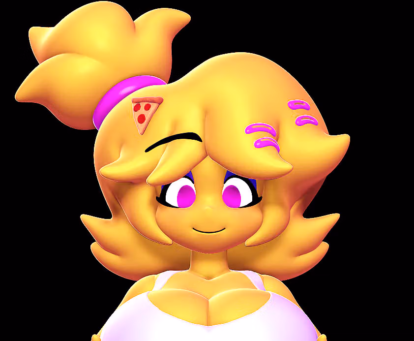 Chiku Statue | Five Nights at Freddy's Fan Art by Nonotoys SFW,NSFW 3d printed statue,3d printed,nsfw statue,furry statue,3d printed figure,Nights at Freddy's statue,Chiku statue