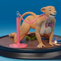 Nala Pet Play Statue | The Lion King Fan Art by MayoSplash NSFW 3d printed statue,3d printed,Nala Pet Play Statue,nsfw statue,3d printed figure,The Lion King Statue