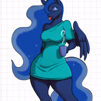 Princess Luna Sleepy Furry Sticker | My Little Pony Vinyl Sticker SFW furry sticker,sfw sticker,stickers,Princess Luna,mlp sticker,My Little Pony sticker
