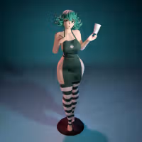 Starbucks Tatsumaki Statue | One-Punch Man Fan Art by FunserviceSTL SFW,NSFW,Futa 3d printed statue,nsfw statue,Starbucks Tatsumaki statue,One-Punch Man,3d printed figure,3d printed,futa figurines,futanari figurines,futanari statue,futa statue