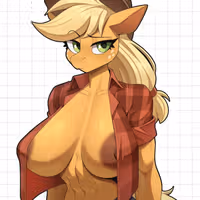 Pegatina Applejack Furry | My Little Pony Pegatina de vinilo SFW furry sticker,sfw sticker,stickers,Applejack,mlp sticker,My Little Pony sticker