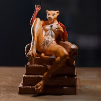 Queen Nala Statue | The Lion King Fan Art by Gibly SFW,NSFW 3d printed statue,3d printed,Queen Nala Statue,nsfw statue,3d printed figure,The Lion King Statue